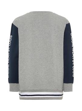 Sudadera Name It Nads Gris Para Niño