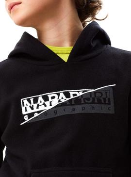 Sudadera Napapijri Taky H Negro Para Niño