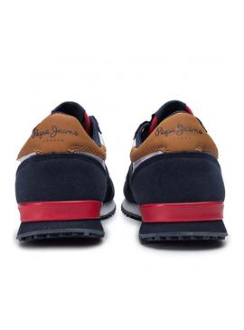 Zapatillas Pepe Jeans Sydney Basic Marino Niño