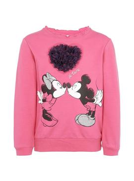 Sudadera Name It Minnie Olivia Rosa Para Niña