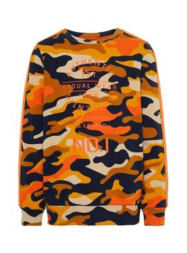 Sudadera Name It Clason Naranja Para Niño