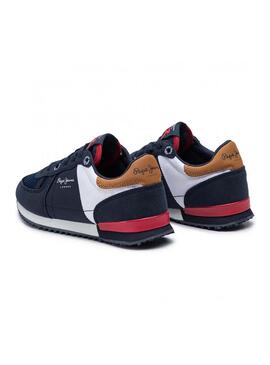 Zapatillas Pepe Jeans Sydney Basic Marino Niño