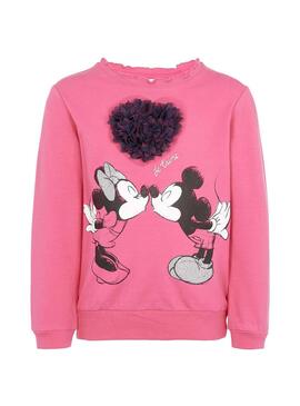 Sudadera Name It Minnie Olivia Rosa Para Niña