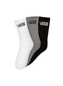 Pack Calcetines Vans Classic Crew Multicolor Kids