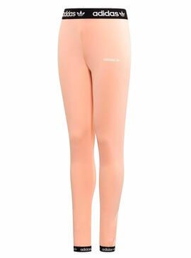 Leggins Adidas Poly Rosa Niña