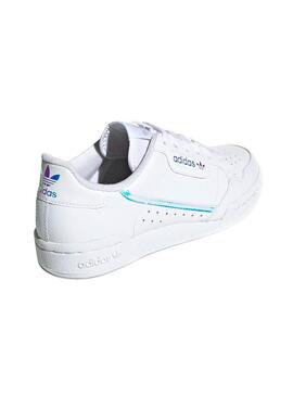 Zapatillas Adidas Continental 80C Blanco Kids