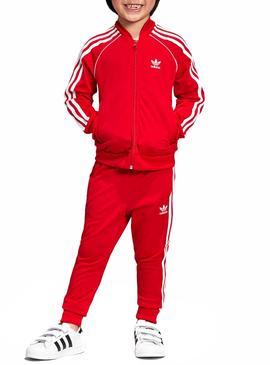 Chándal Adidas Superstar Rojo Niño