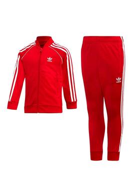 Chándal Adidas Superstar Rojo Niño