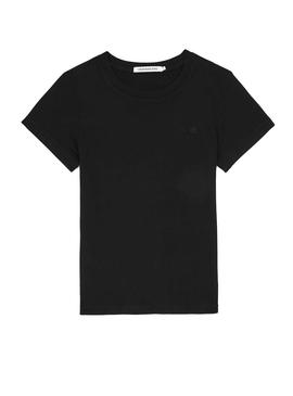 Camiseta Calvin Klein Classic Negro Para Mujer