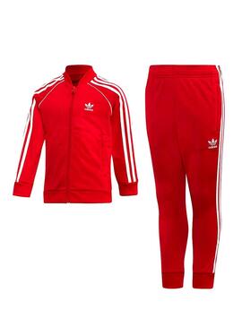Chándal Adidas Superstar Rojo Niño
