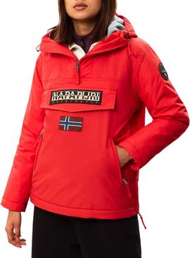 Chaqueta Napapijri Rainforest Pocket Rojo W Mujer