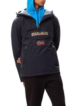 Chaqueta Napapijri Rainforest Pocket W PKT Marino para Hombre
