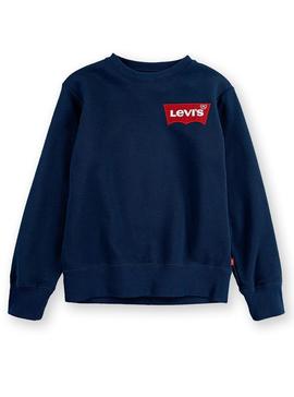 Sudadera Levis Oversized Batwing Marino Niño