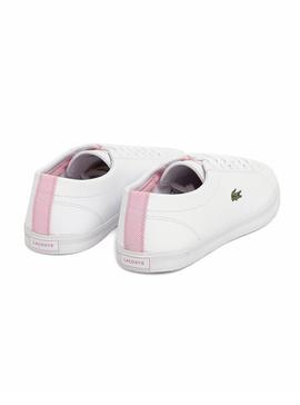 Zapatilla Lacoste Riberac Blanco Rosa