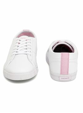 Zapatilla Lacoste Riberac Blanco Rosa