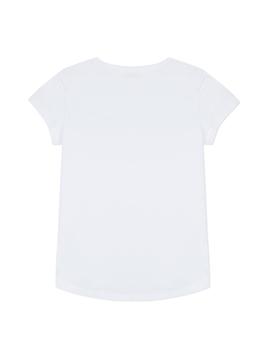 Camiseta Kenzo Logo JG Blanco Para Niña