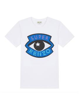 Camiseta Kenzo Gisa Blanco Para Niña