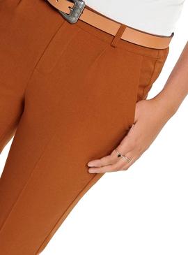 Pantalón Only Focus Camel Para Mujer