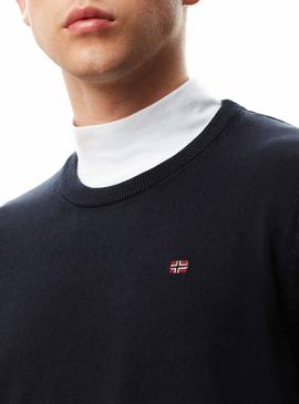 Jersey Napapijri Droz Marino Para Hombre