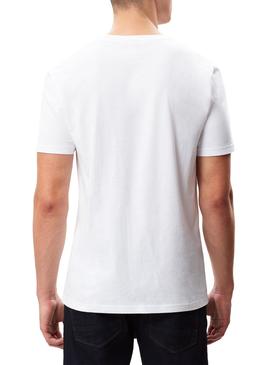 Camiseta Napapijri Soggy SS Blanco Para Hombre