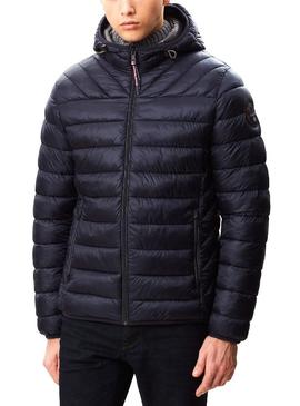 Chaqueta Napapijri Aerons Hood Marino Para Hombre