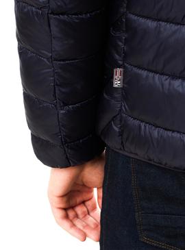 Cazadora Napapijri Aerons Hood Marino para Hombre