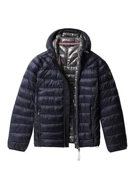 Cazadora Napapijri Aerons Hood Marino para Hombre