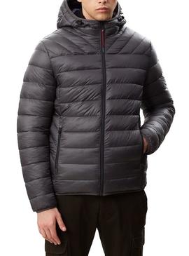Cazadora Napapijri Aerons Hood Gris Para Hombre