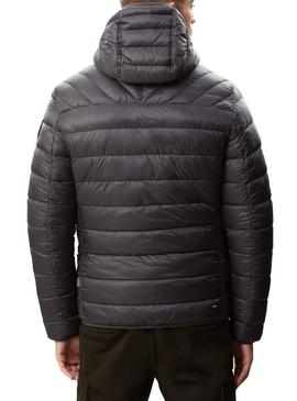 Cazadora Napapijri Aerons Hood Gris Para Hombre