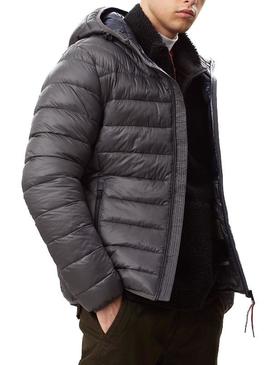 Cazadora Napapijri Aerons Hood Gris Para Hombre
