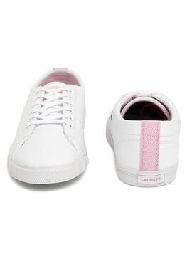 Zapatilla Lacoste Riberac Blanco Rosa