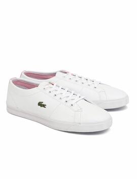 Zapatilla Lacoste Riberac Blanco Rosa
