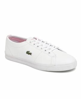 Zapatilla Lacoste Riberac Blanco Rosa
