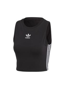 Top Adidas Crop Negro