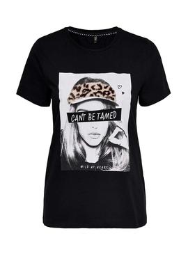 Camiseta Only Jonna Negro Para Mujer