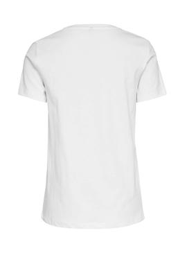 Camiseta Only Jonna Blanco Para Mujer