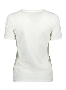 Camiseta Only Weekday Blanco Para Mujer