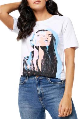 Camiseta Only Rosalinda Banco Para Mujer