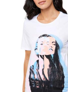 Camiseta Only Rosalinda Banco Para Mujer