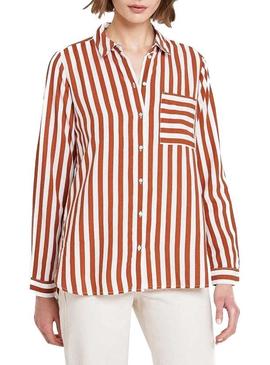 Camisa Only Sugar Tostado Para Mujer