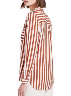 Camisa Only Sugar Tostado Para Mujer