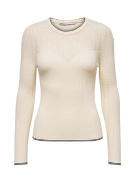 Jersey Only Coco Beige Para Mujer
