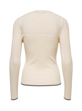 Jersey Only Coco Beige Para Mujer