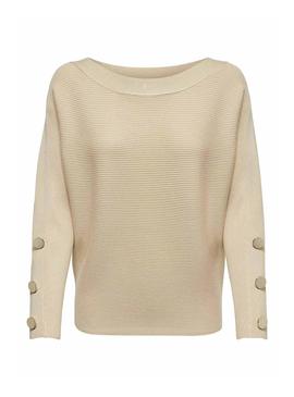 Jersey Only Adalyn Beige Para Mujer