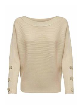 Jersey Only Adalyn Beige Para Mujer