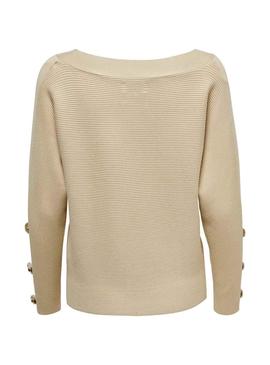 Jersey Only Adalyn Beige Para Mujer