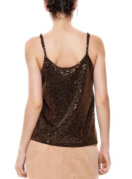 Top Only Duna Chocolate para Mujer