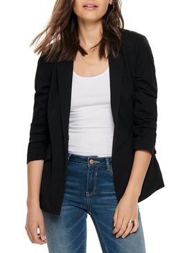 Blazer Only Carolina 3/4 Negro Para Mujer