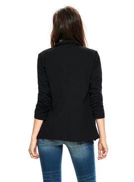 Blazer Only Carolina 3/4 Negro Para Mujer