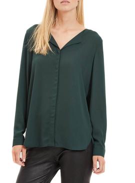 Camisa Vila Vilucy Verde Para Mujer